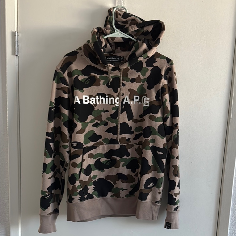 A Bathing A.P.C. Camouflage Hoodie